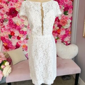 Encore by Watters | Full Lace Mini Dress